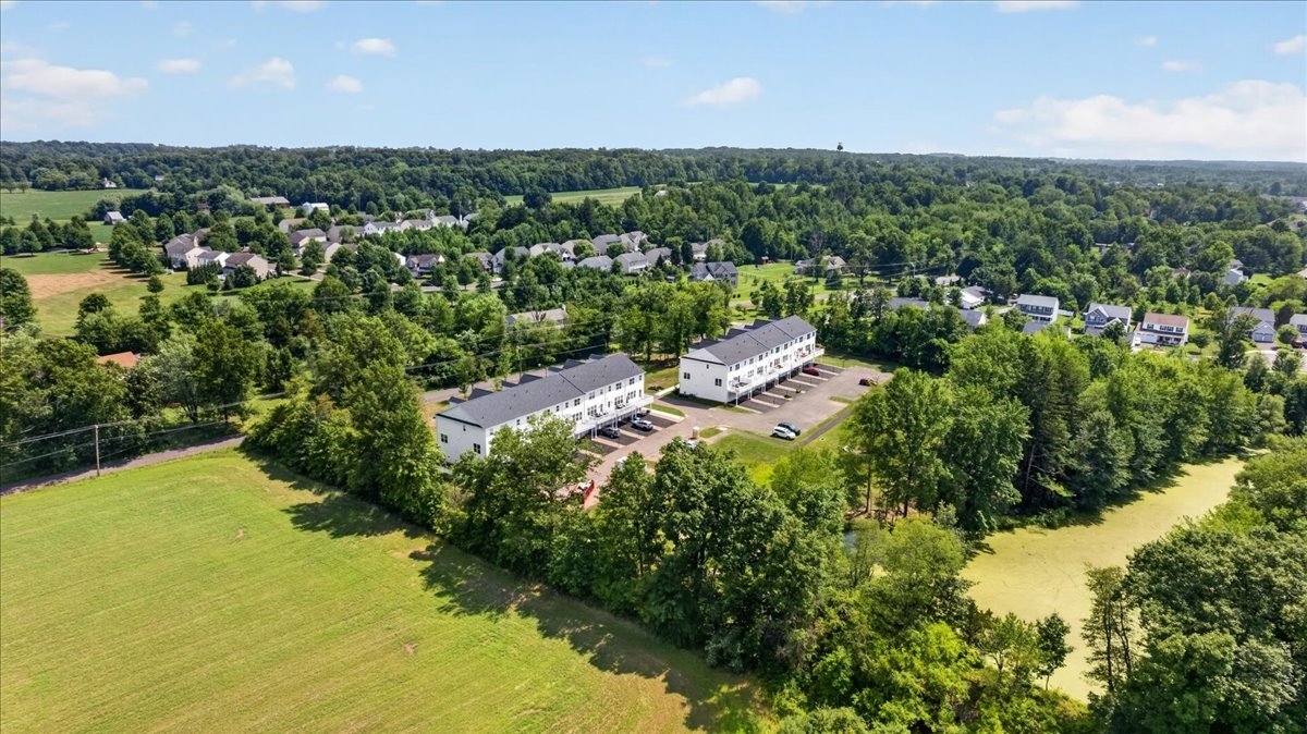 Avondale Walk aerial with Bucks County countryside